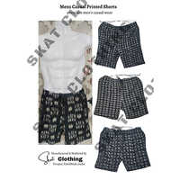 Mens Casual Printed Short - Color: Multicolor