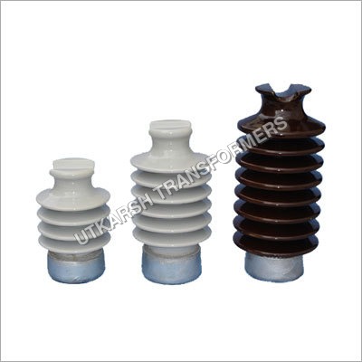 High Voltage Insulators - Porcelain Material, Rated Voltage 33V, Brown Color | High Performance, Corrosion Resistance, Customizable Specifications