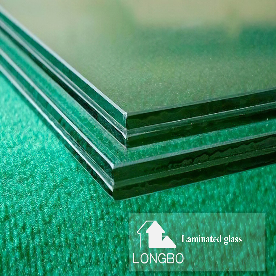 6.38-8.38mm Clear Tempered Laminated Glass 1830*2440mm