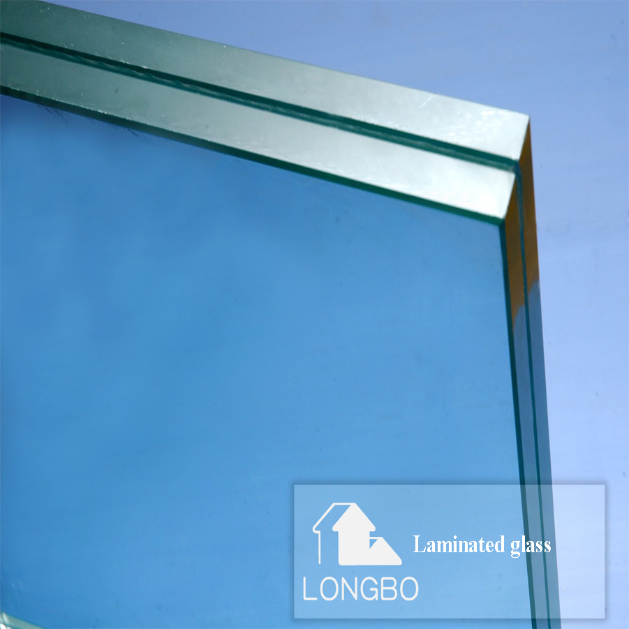 6.38-8.38mm Clear Tempered Laminated Glass 1830*2440mm