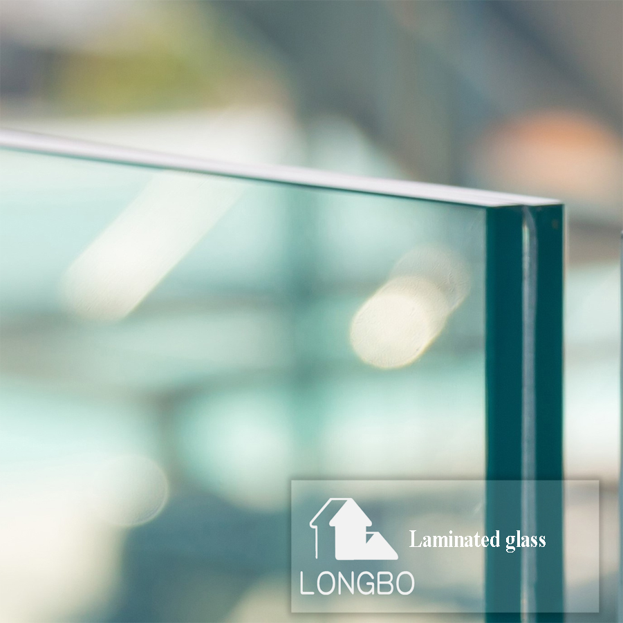 6.38-8.38mm Clear Tempered Laminated Glass 1830*2440mm