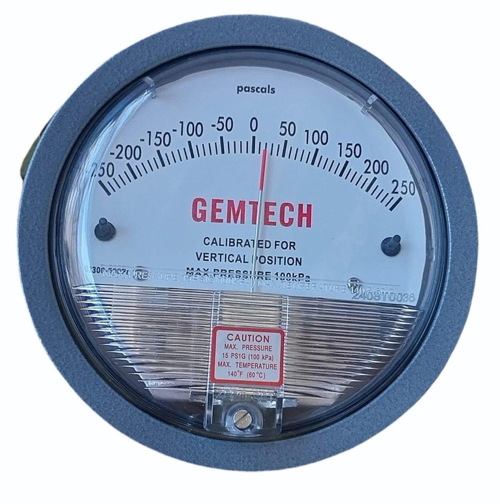 GEMTECH Differential Pressure Gauge Wholesaler India By Jaipur Rajasthan