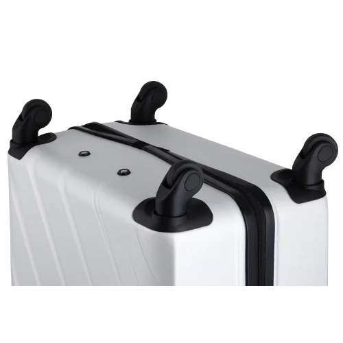 Roverlite ABS Silver Luggage Trolley Bag