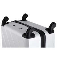 Roverlite ABS Silver Luggage Trolley Bag