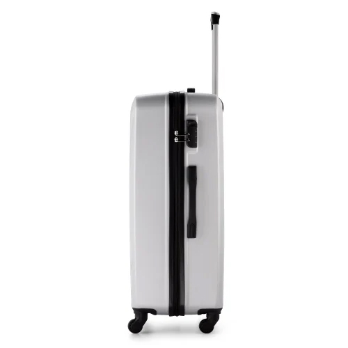 Roverlite ABS Silver Luggage Trolley Bag