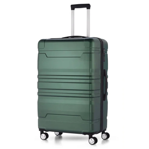 Roverlite Pc Green Luggage Trolley Bag - Hardness: Hard