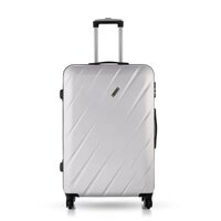 Roverlite ABS Silver Luggage Trolley Bag