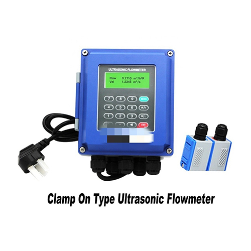 Clamp On Type Ultrasonic Flow Meter - Size: Customized