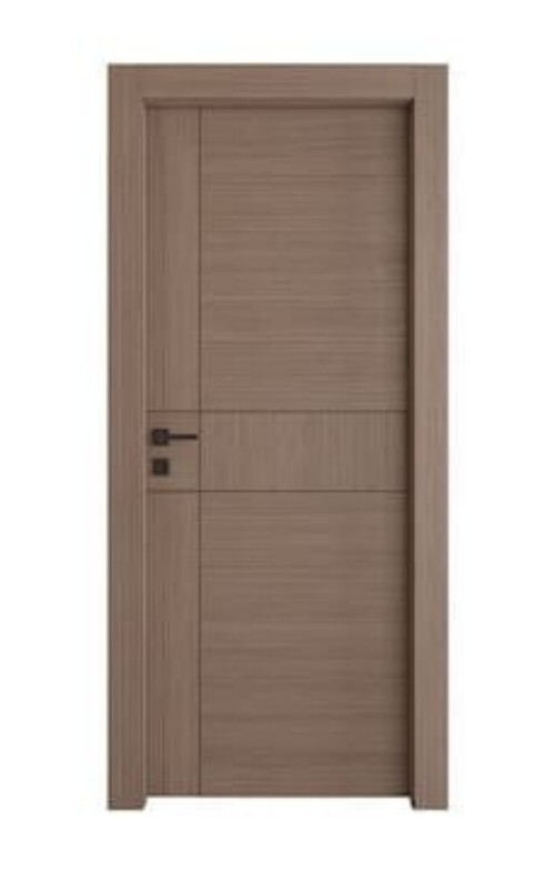 Solid Panel Pvc Door Laminated - Color: Rosewood