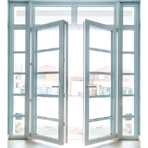Upvc Casement Door - Color: Grey