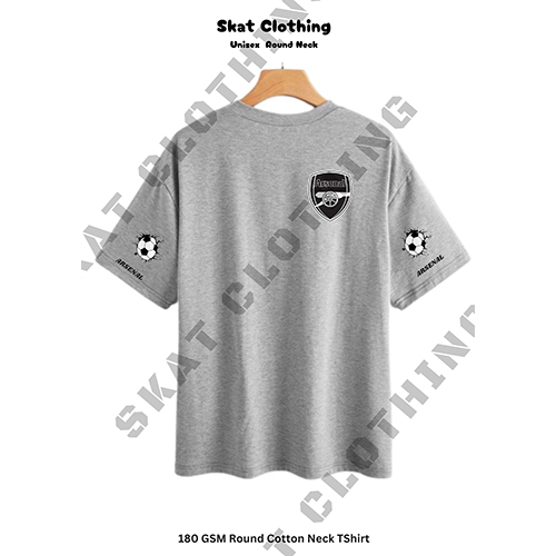 180 Gsm Round Neck T-shirt - Color: Grey