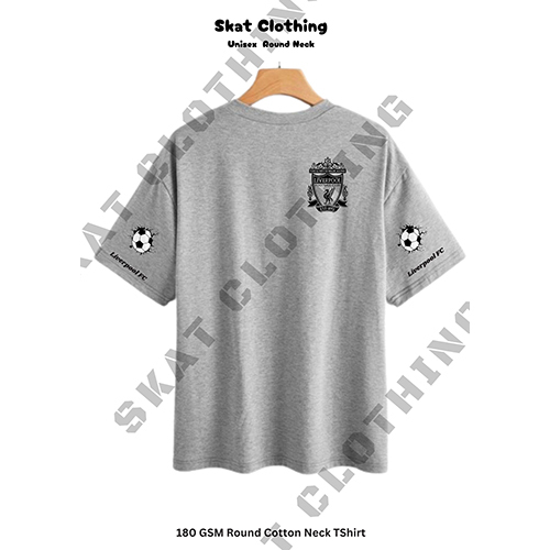 180 Gsm Round Neck T-shirt - Color: Grey