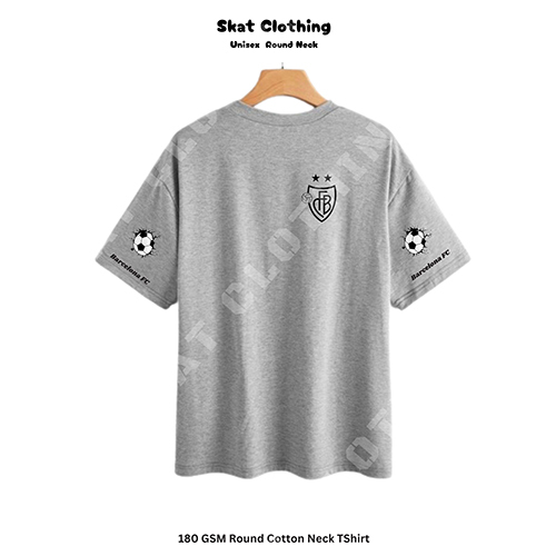 180 Gsm Round Neck T-shirt - Color: Grey