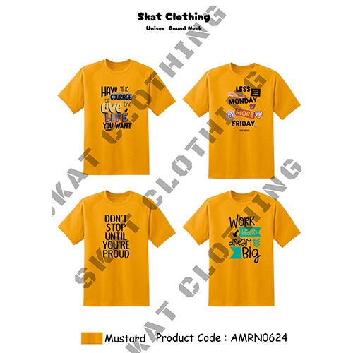 Misscelenous Mens T-Shirt - Color: Yellow