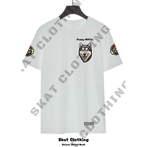 Puppy Militia Mens Printed T-Shirt