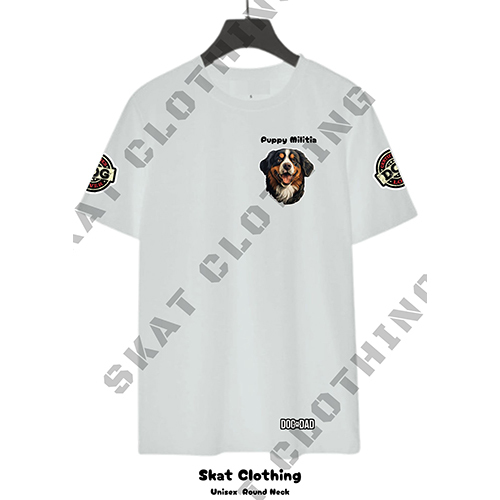 Puppy Militia Mens Printed T-Shirt