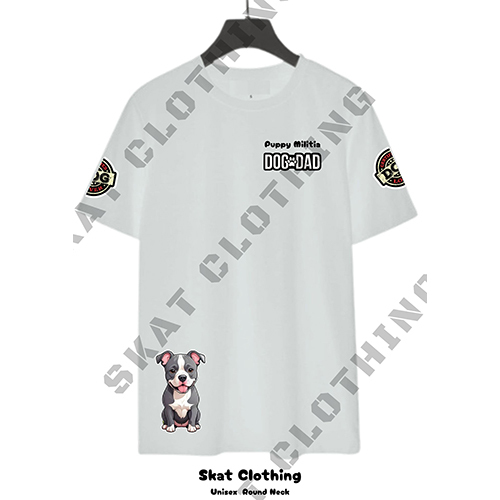 Puppy Militia Mens Printed T-Shirt