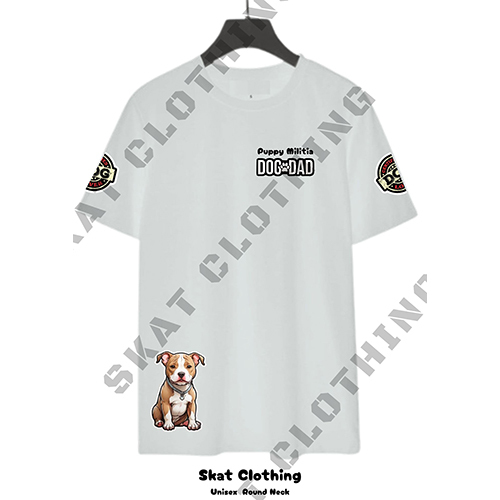 Puppy Militia Mens Printed T-Shirt
