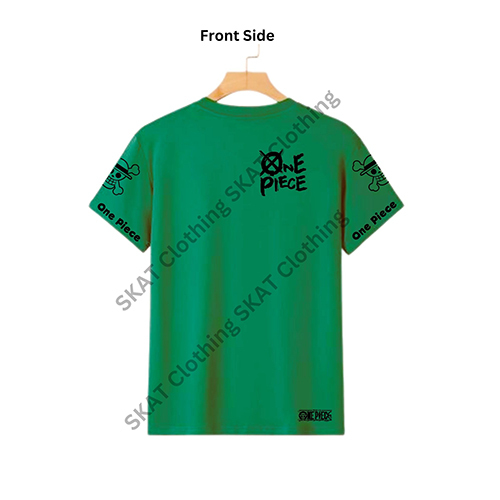 Anime Mens T-Shirt - Color: Green