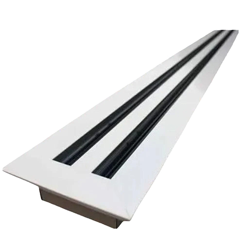 Powder Coated Linear Slot Diffuse - Color: Silver