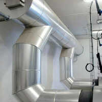 Stainless Steel Exhaust Ducts - Color: Silver