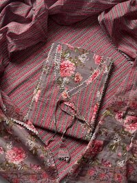 cotton suits with gota paati work