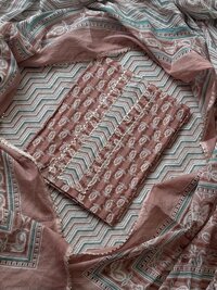 cotton suits with gota paati work