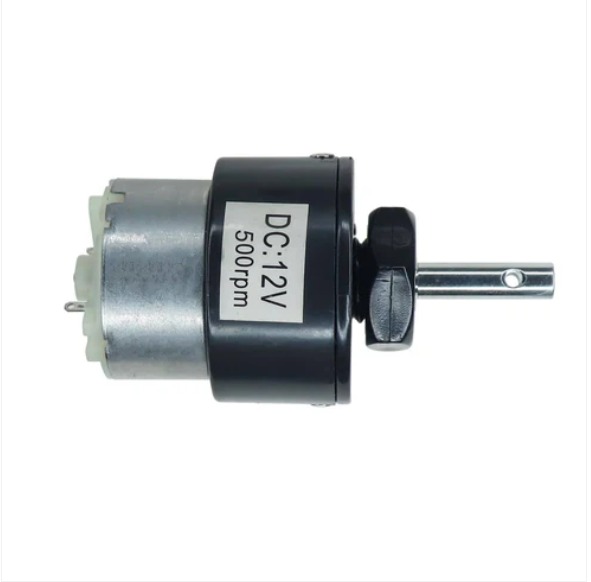  Gear Motor 12V 500RPM Centre Shaft DC Geared Motor Heavy Duty Motor for Robotics
