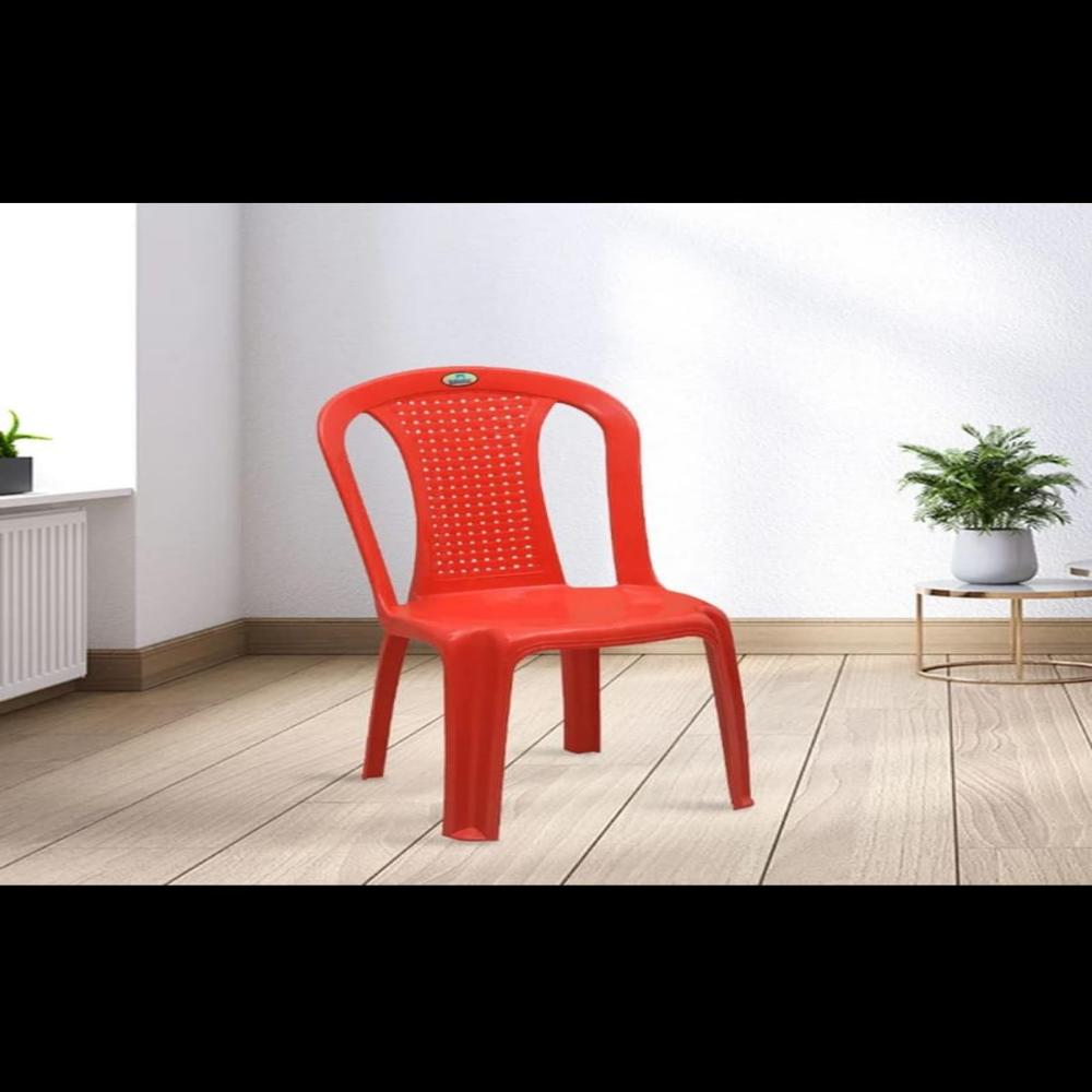 Nilkamal Plastic Chair 4002 - Color: Red