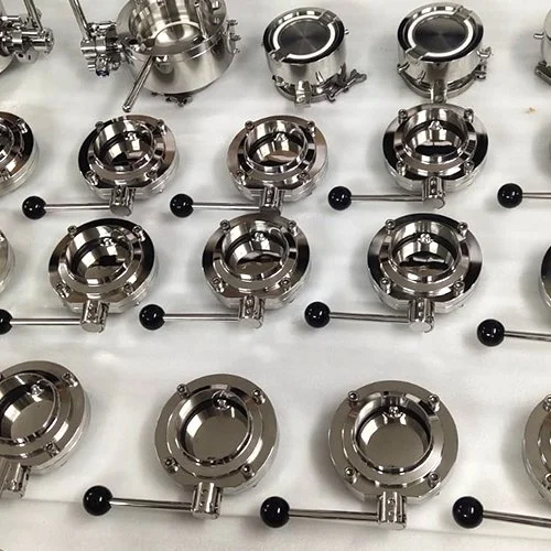 Manual Butterfly Valves - Material: Stainless Steel