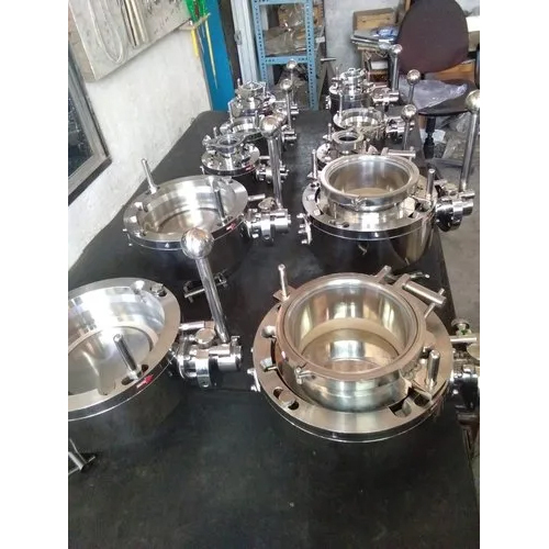 Split Butterfly Valve - Color: Silver
