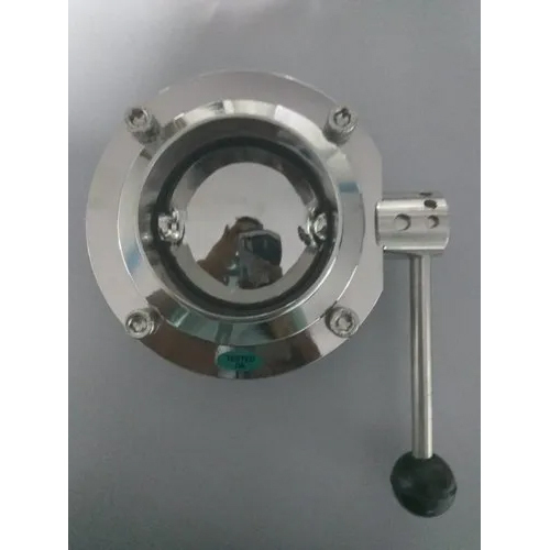 Split Butterfly Valve - Color: Silver