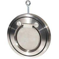 Wafer Check Valve - Stainless Steel, 50mm To 200mm Size, Silver Color | Precision Engineering For Efficient Water Flow, Designed For Industrial Use
