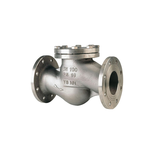 Lift Type Non Return Valve - Cast Iron and Mild Steel, Standard Size 50mm to 200mm, Waterproof | Ideal for Industrial Water Applications