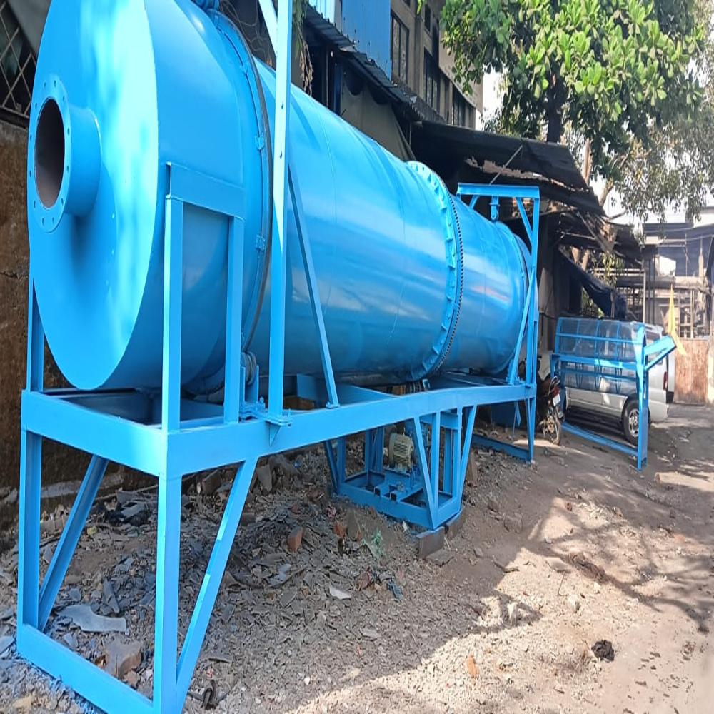 Fertilizer Rotary Dryer Machine - Color: Blue