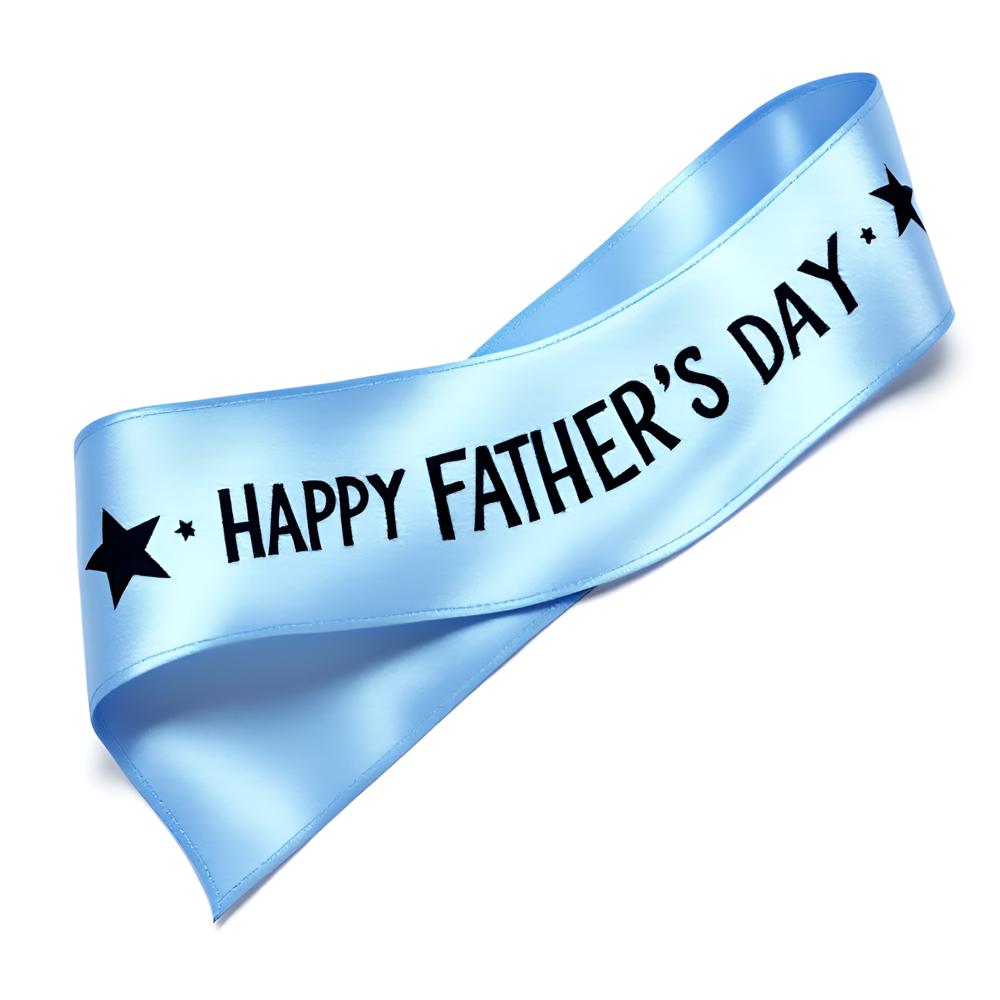 Happy Father's Day Sash - Blue