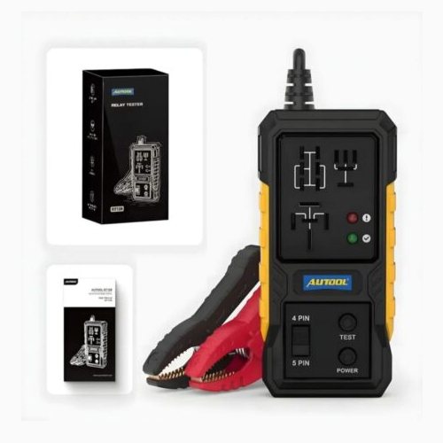Autool Rt120 Dc12V Automotive Relay Tester - Color: Black