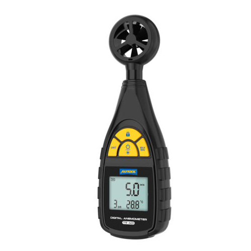 Autool Tr401 Digital Anemometer - Color: Black