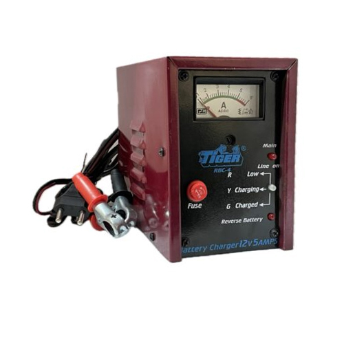 12V 5A 4 Wheeler Battery Charger - Input Voltage: 12 Volt (V)