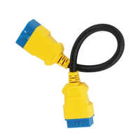 Autool 36cm Car Obd2 Reinforced Nylon Extension - Shield Material: Pvc