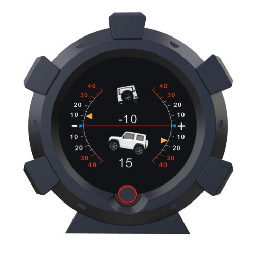 Autool X95 Car Gps Slope Meter 3.5 Inch Hud Multifunctional Head Up Display - Color: Black