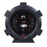 Autool X95 Car Gps Slope Meter 3.5 Inch Hud Multifunctional Head Up Display - Color: Black