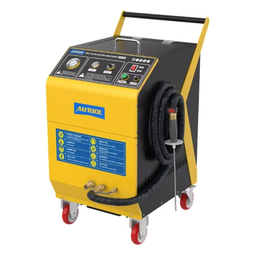 Autool Hts708 Dry Ice Blasting Cleaning Machine - Color: Black & Yellow
