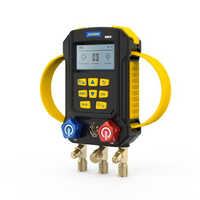 Autool Lm160 Refrigerant Leak Detector Digital Manifold Gauges - Color: Black  & Yellow