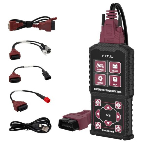 Fxtul M3 Motorcycle Diagnostic Tool - Power Source: Electric