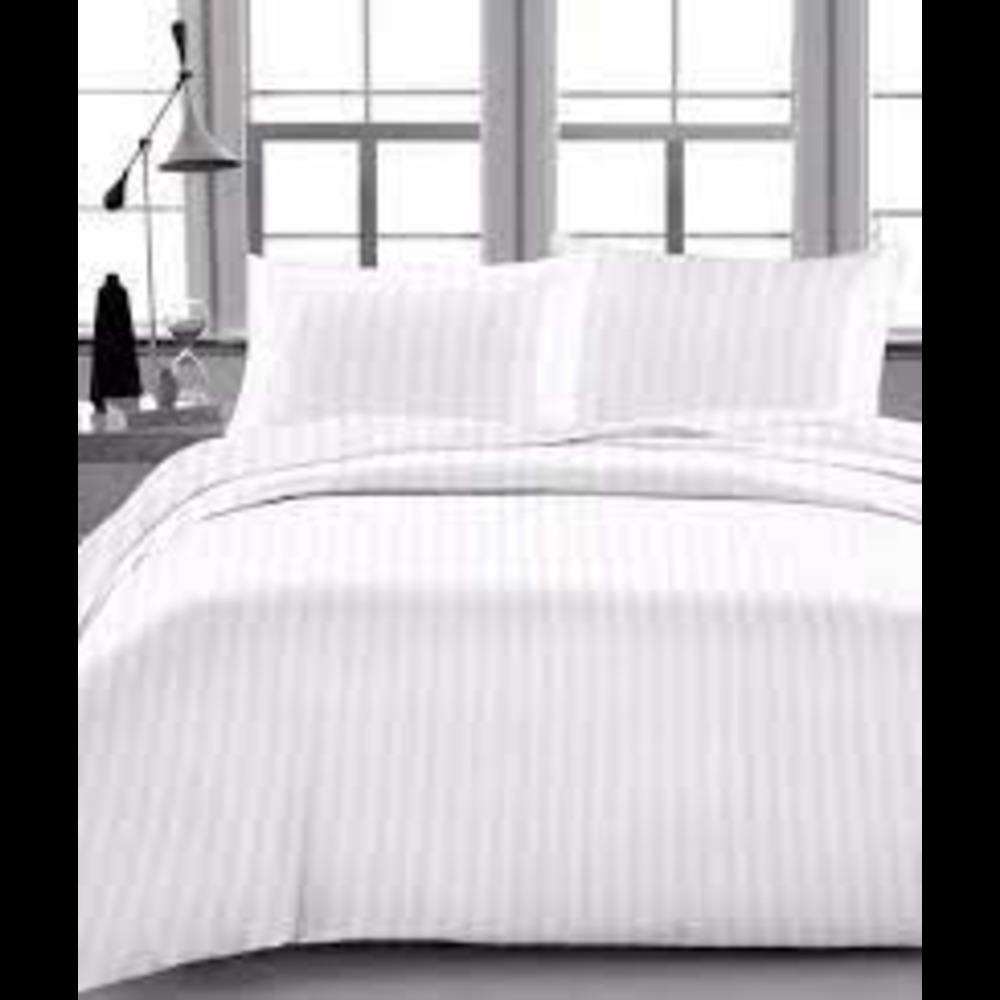Hotel Cotton Single Bedsheets - Color: White