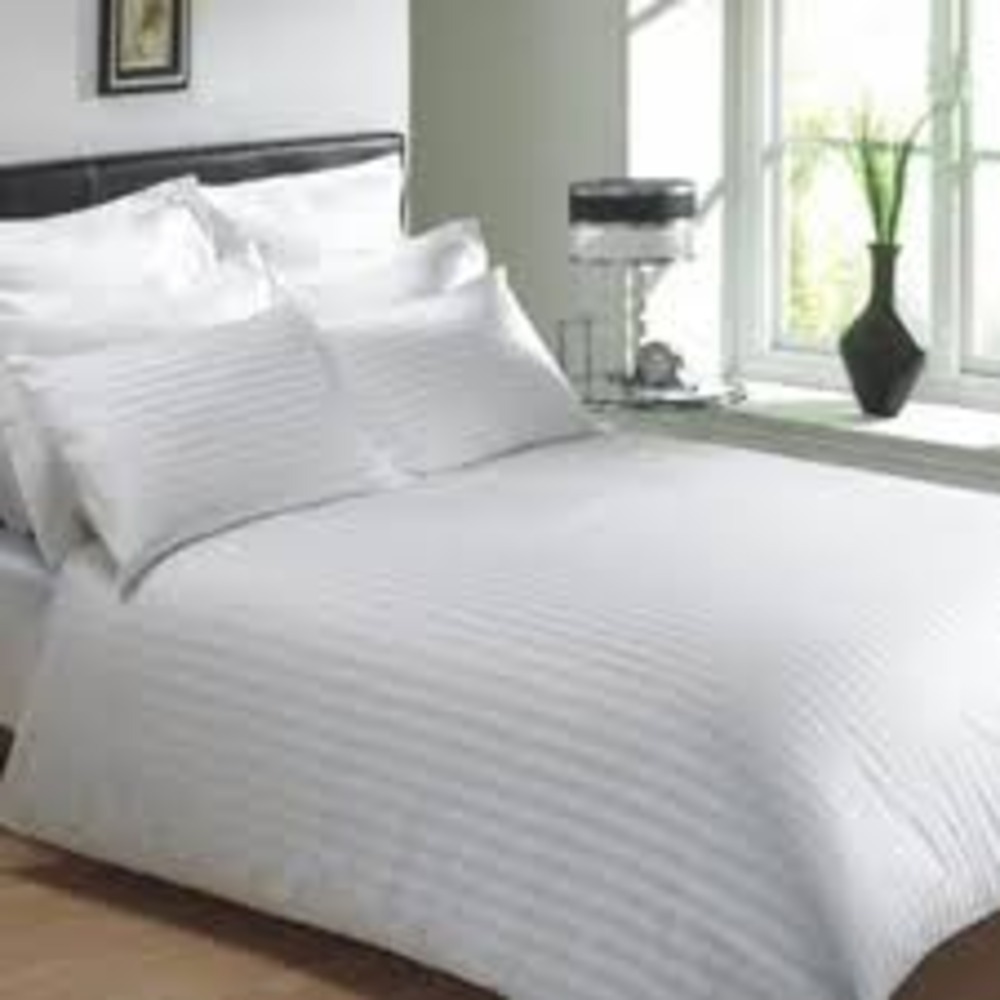 Hotel Cotton Single Bedsheets - Color: White