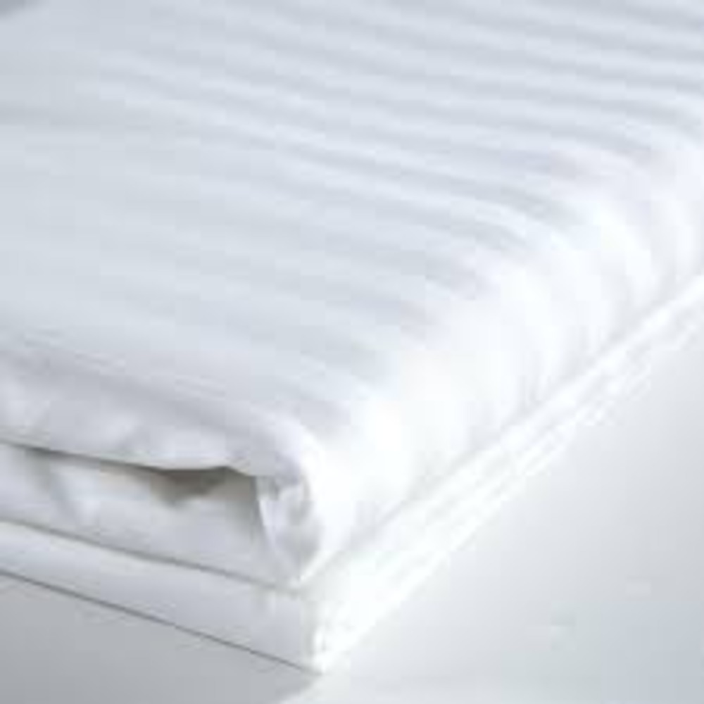 Hotel Cotton Single Bedsheets - Color: White