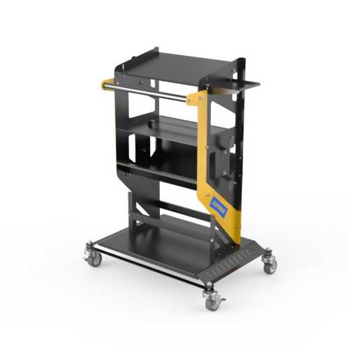 Autool 3X Tier Rolling Tool Tiered Storage Cart - Color: Black