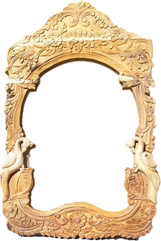 Carving Frame - Color: Brown